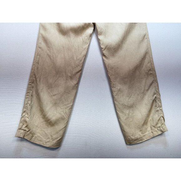 Sean John Mens Straight Relaxed Pants Size 34 Beige Flat Front Pockets Casual - Picture 12 of 13